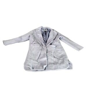Etoile Candy Crush Hand Made Blue Peacoat Womens Size Small Designer Winter Work